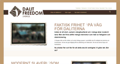 Desktop Screenshot of dalitfreedom.se